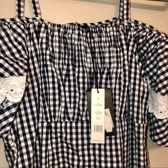 Walter Baker {Carter} Navy Gingham Dress - Picture 4 of 8